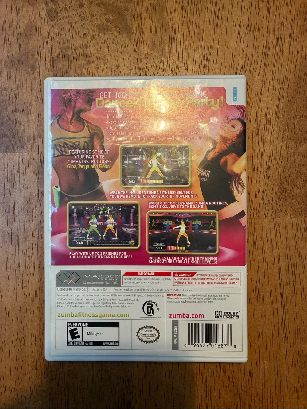 Zumba Fitness energetic dance